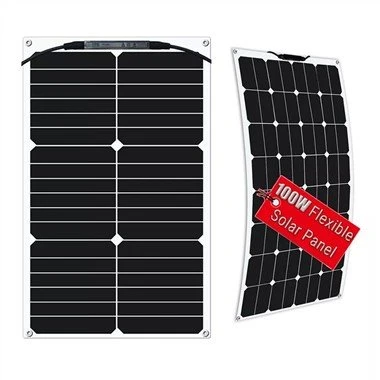 แผงโซลาร์เซลล์แบบพกพาพับได้ 100W